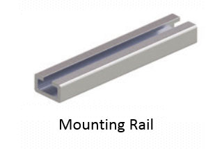 Mounting Rail - LMC Hydraulic Tube Clamps Components