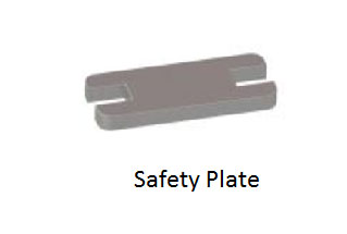 Safety Plate - LMC Hydraulic Tube Clamps Components